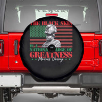 Marcus Garvey Spare Tire Cover The Black Skin Is A National Badge Of Greatness African American Flag
