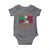 Marcus Garvey Baby Onesie The Black Skin Is A National Badge Of Greatness African American Flag