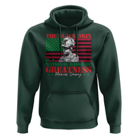 Marcus Garvey Hoodie The Black Skin Is A National Badge Of Greatness African American Flag