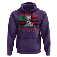 Marcus Garvey Hoodie The Black Skin Is A National Badge Of Greatness African American Flag