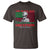 Marcus Garvey T Shirt The Black Skin Is A National Badge Of Greatness African American Flag