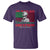 Marcus Garvey T Shirt The Black Skin Is A National Badge Of Greatness African American Flag