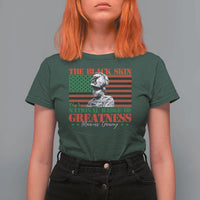 Marcus Garvey T Shirt For Women The Black Skin Is A National Badge Of Greatness African American Flag