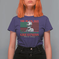 Marcus Garvey T Shirt For Women The Black Skin Is A National Badge Of Greatness African American Flag