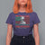 Marcus Garvey T Shirt For Women The Black Skin Is A National Badge Of Greatness African American Flag