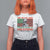 Marcus Garvey T Shirt For Women The Black Skin Is A National Badge Of Greatness African American Flag