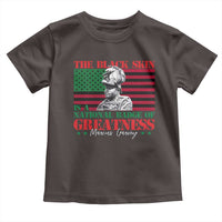 Marcus Garvey Toddler T Shirt The Black Skin Is A National Badge Of Greatness African American Flag