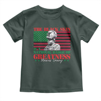 Marcus Garvey Toddler T Shirt The Black Skin Is A National Badge Of Greatness African American Flag
