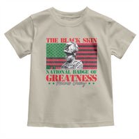 Marcus Garvey Toddler T Shirt The Black Skin Is A National Badge Of Greatness African American Flag