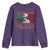 Marcus Garvey Youth Sweatshirt The Black Skin Is A National Badge Of Greatness African American Flag