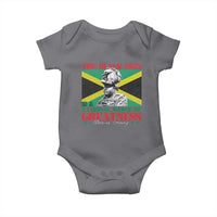 Marcus Garvey Baby Onesie The Black Skin Is A National Badge Of Greatness Jamaican Flag