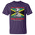 Marcus Garvey T Shirt The Black Skin Is A National Badge Of Greatness Jamaican Flag