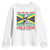 Marcus Garvey Youth Sweatshirt The Black Skin Is A National Badge Of Greatness Jamaican Flag
