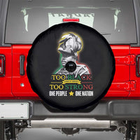 Marcus Garvey Spare Tire Cover Too Black Too Strong One People One Nation