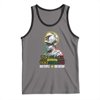 Marcus Garvey Tank Top Too Black Too Strong One People One Nation