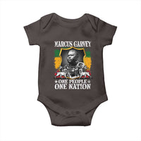 Marcus Garvey Baby Onesie One People One Nation Jamaica Legends Rasta