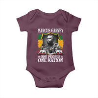 Marcus Garvey Baby Onesie One People One Nation Jamaica Legends Rasta