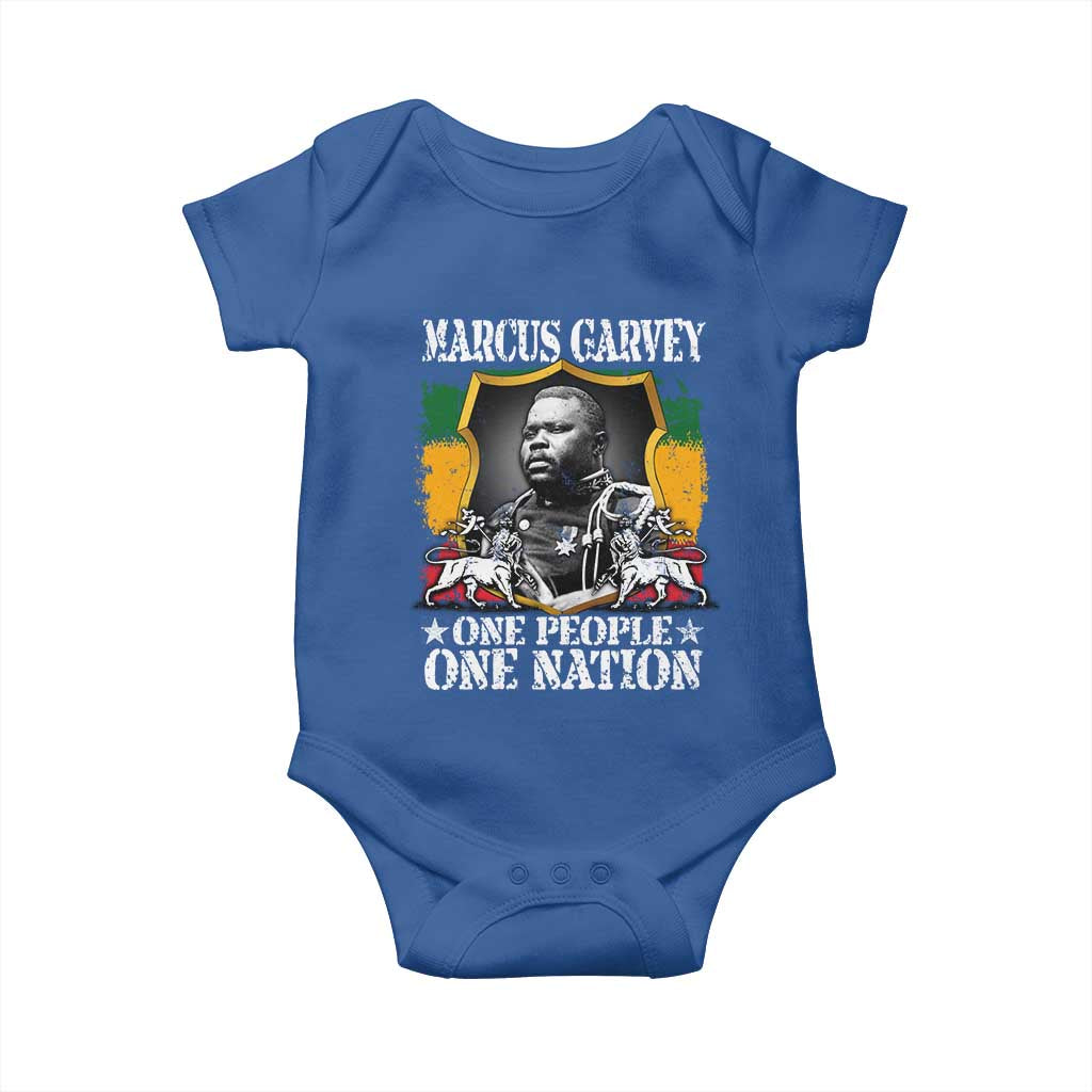 Marcus Garvey Baby Onesie One People One Nation Jamaica Legends Rasta