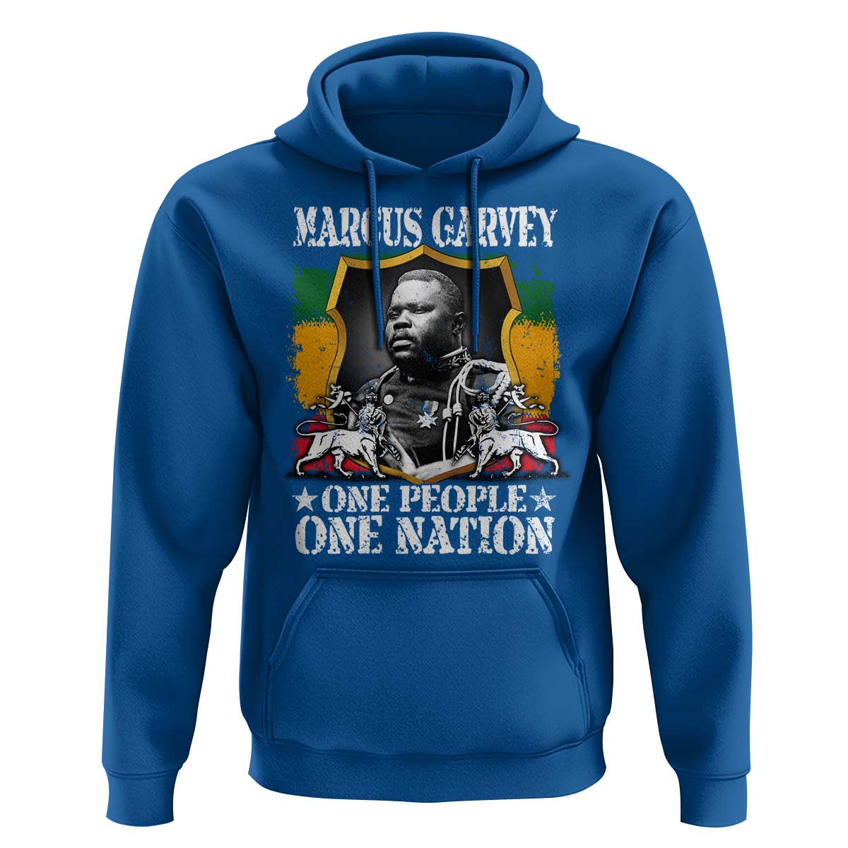 Marcus Garvey Hoodie One People One Nation Jamaica Legends Rasta