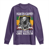 Marcus Garvey Long Sleeve Shirt One People One Nation Jamaica Legends Rasta