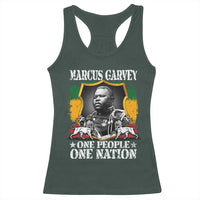 Marcus Garvey Racerback Tank Top One People One Nation Jamaica Legends Rasta