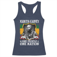 Marcus Garvey Racerback Tank Top One People One Nation Jamaica Legends Rasta