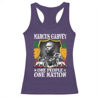 Marcus Garvey Racerback Tank Top One People One Nation Jamaica Legends Rasta