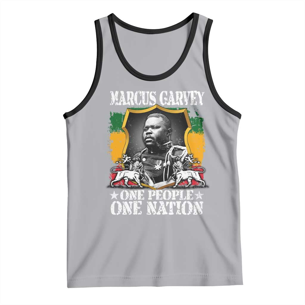Marcus Garvey Tank Top One People One Nation Jamaica Legends Rasta