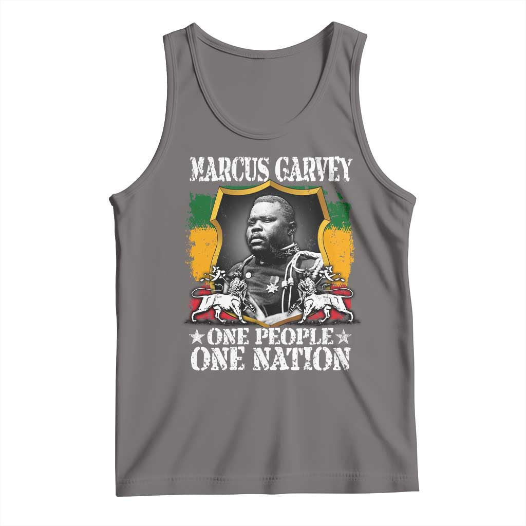 Marcus Garvey Tank Top One People One Nation Jamaica Legends Rasta