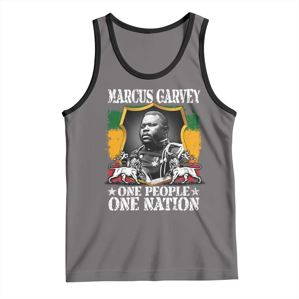 Marcus Garvey Tank Top One People One Nation Jamaica Legends Rasta