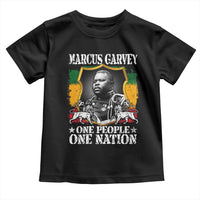 Marcus Garvey Toddler T Shirt One People One Nation Jamaica Legends Rasta