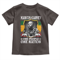 Marcus Garvey Toddler T Shirt One People One Nation Jamaica Legends Rasta