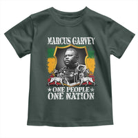 Marcus Garvey Toddler T Shirt One People One Nation Jamaica Legends Rasta