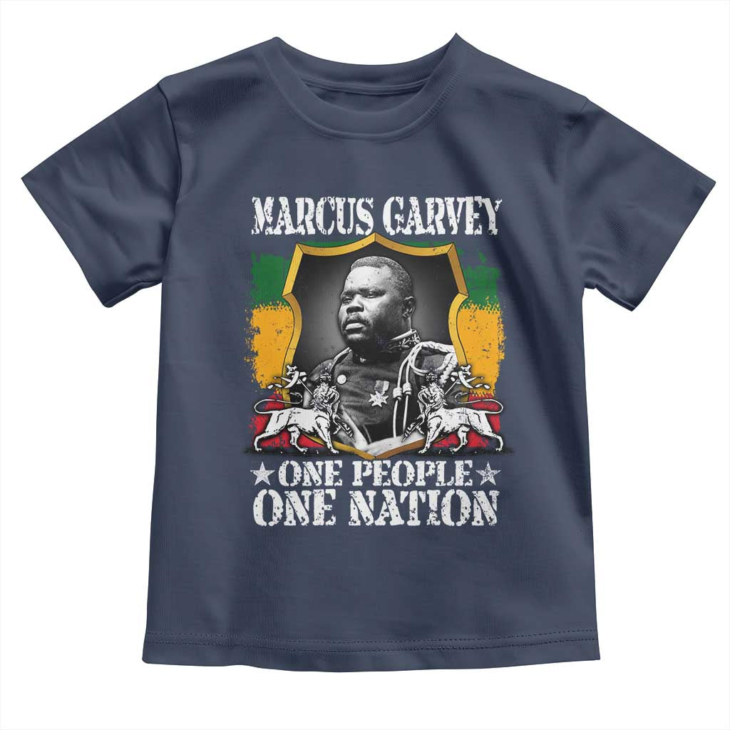 Marcus Garvey Toddler T Shirt One People One Nation Jamaica Legends Rasta