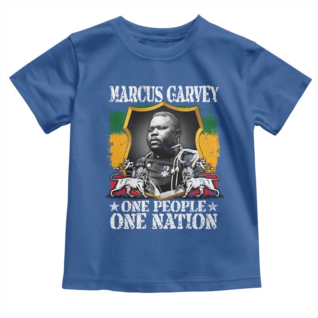 Marcus Garvey Toddler T Shirt One People One Nation Jamaica Legends Rasta