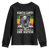 Marcus Garvey Youth Sweatshirt One People One Nation Jamaica Legends Rasta