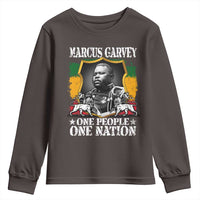 Marcus Garvey Youth Sweatshirt One People One Nation Jamaica Legends Rasta