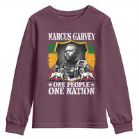 Marcus Garvey Youth Sweatshirt One People One Nation Jamaica Legends Rasta