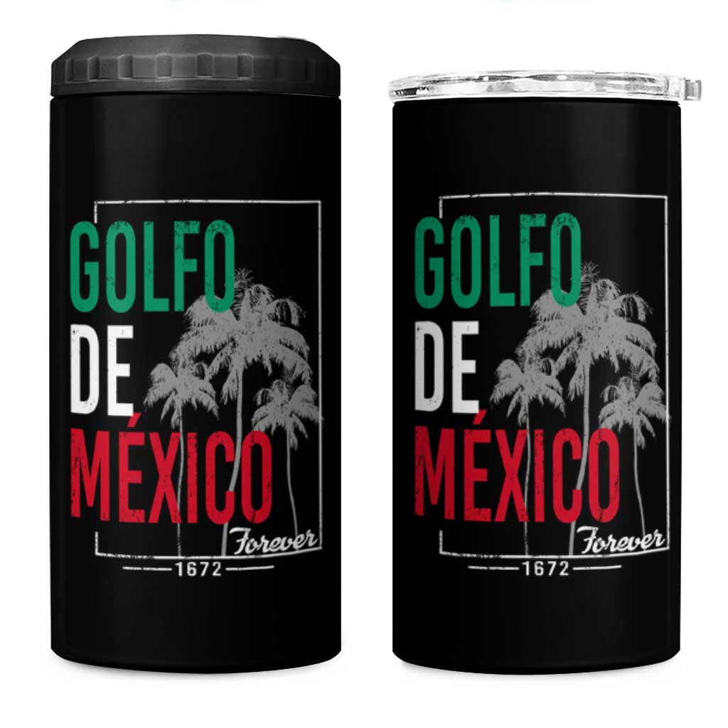 Golfo De Mexico Forever 4 in 1 Can Cooler Tumbler Mexican Gulf Culture Heritage 1672
