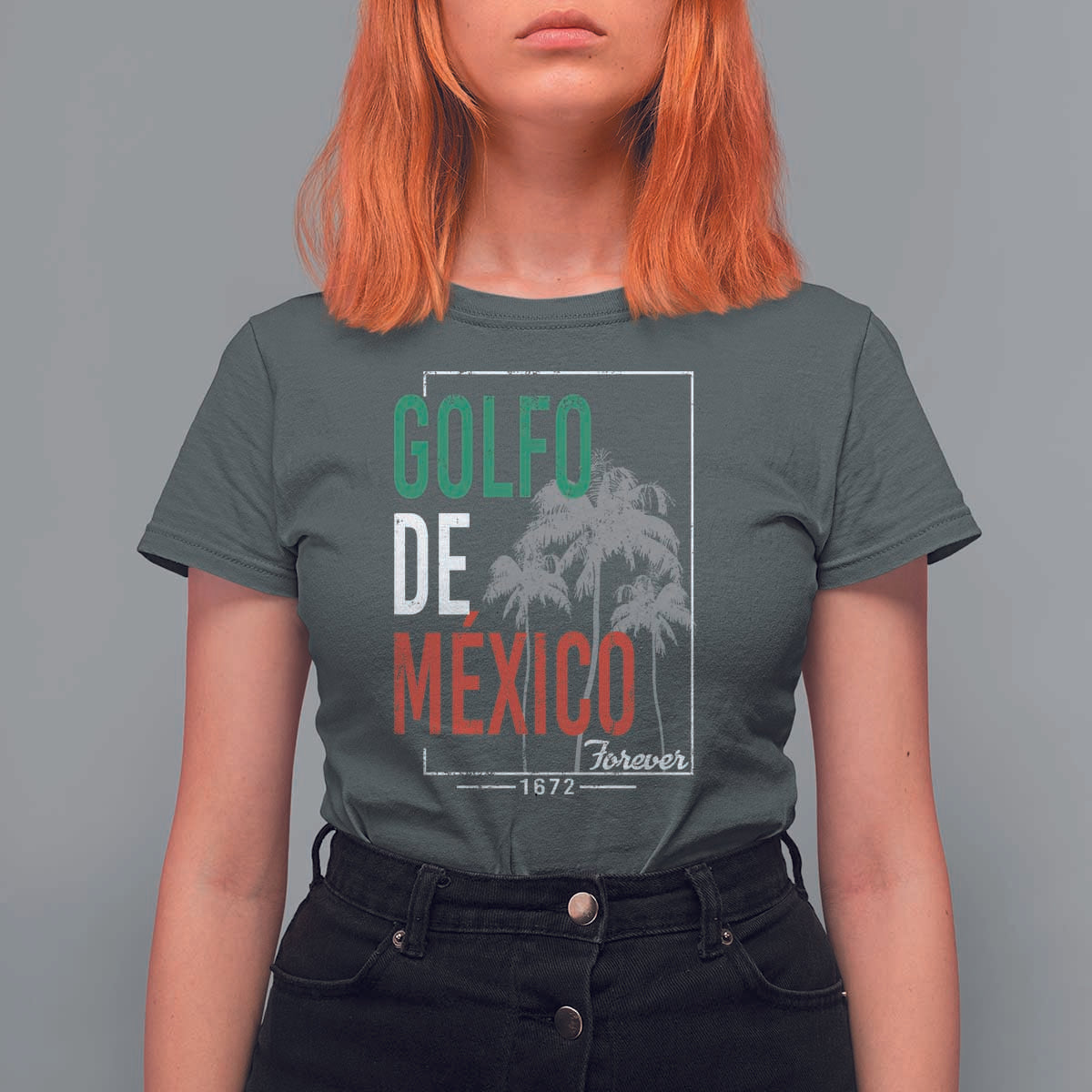 Golfo De Mexico Forever T Shirt For Women Mexican Gulf Culture Heritage 1672