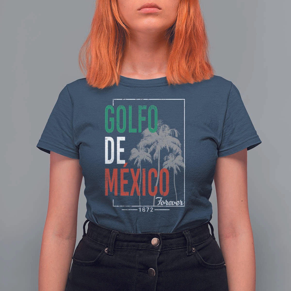 Golfo De Mexico Forever T Shirt For Women Mexican Gulf Culture Heritage 1672