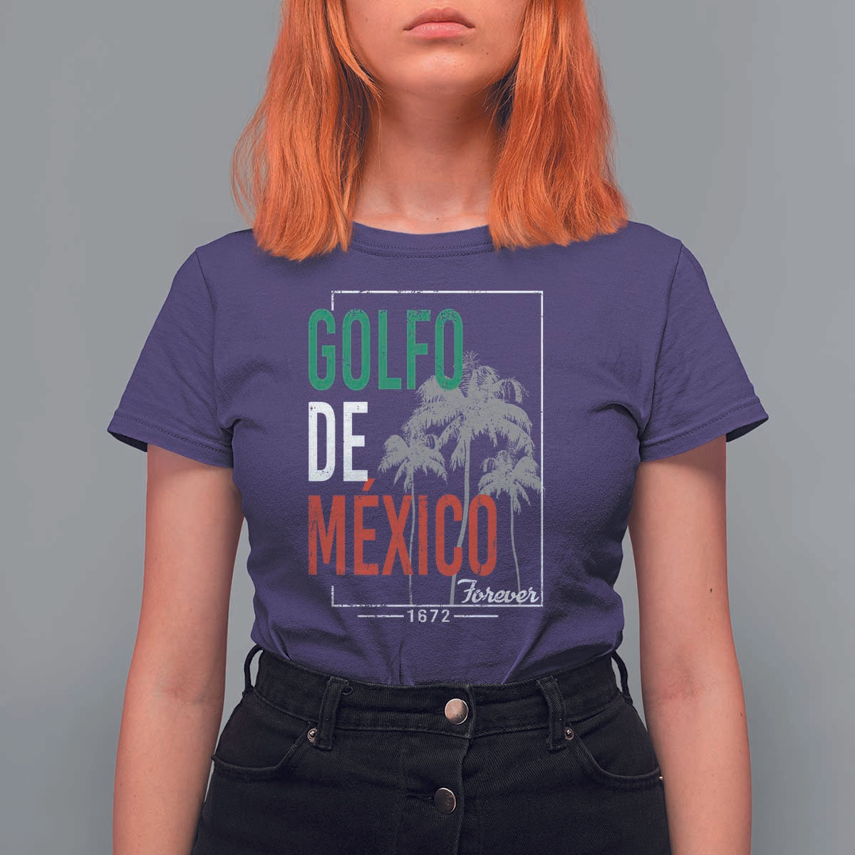 Golfo De Mexico Forever T Shirt For Women Mexican Gulf Culture Heritage 1672