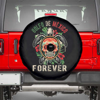 Golfo De Mexico Forever Spare Tire Cover Sea Turtle Mexican Sugar Skull