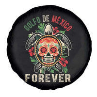 Golfo De Mexico Forever Spare Tire Cover Sea Turtle Mexican Sugar Skull