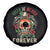 Golfo De Mexico Forever Spare Tire Cover Sea Turtle Mexican Sugar Skull