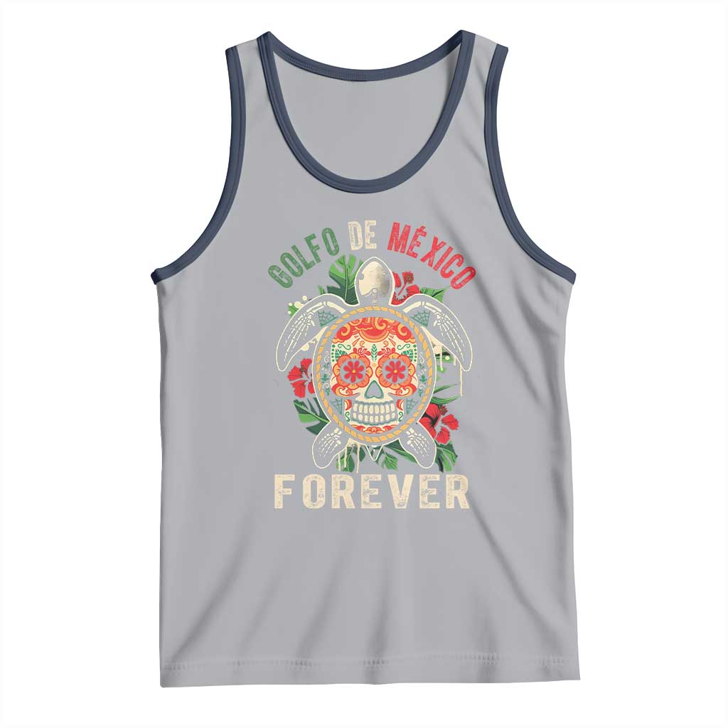 Golfo De Mexico Forever Tank Top Sea Turtle Mexican Sugar Skull