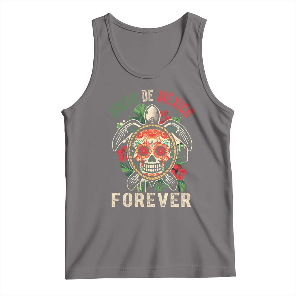 Golfo De Mexico Forever Tank Top Sea Turtle Mexican Sugar Skull