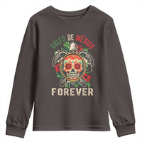 Golfo De Mexico Forever Youth Sweatshirt Sea Turtle Mexican Sugar Skull