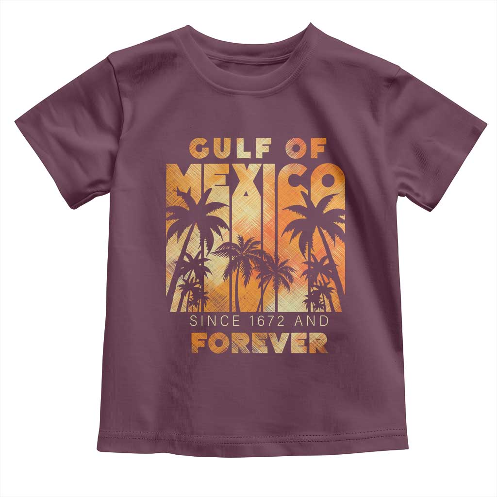 Gulf Of Mexico Toddler T Shirt Since 1672 And Forever