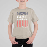 Gulf Of America T Shirt For Kid Est 2025 American Flag Gulf Mexico